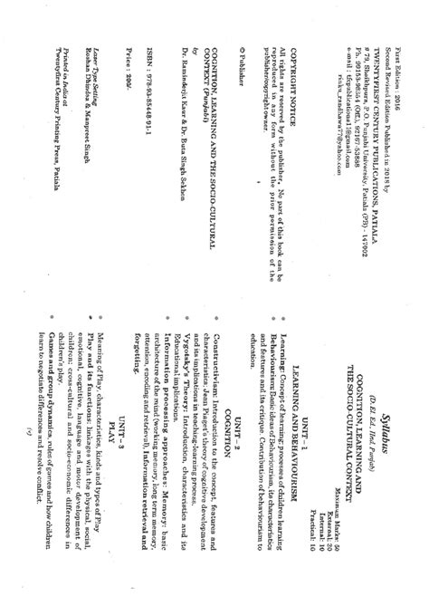 Congnition Learning and the social context - Physics HL - Studocu