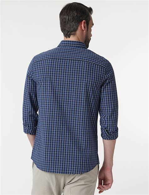 Buy Pure Cotton Checks Button Down Collar Shirt at Marks & Spencer