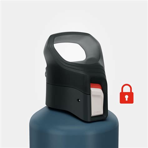 1 L Aluminum Water Bottle - MH 500 - Teal blue - Quechua - Decathlon