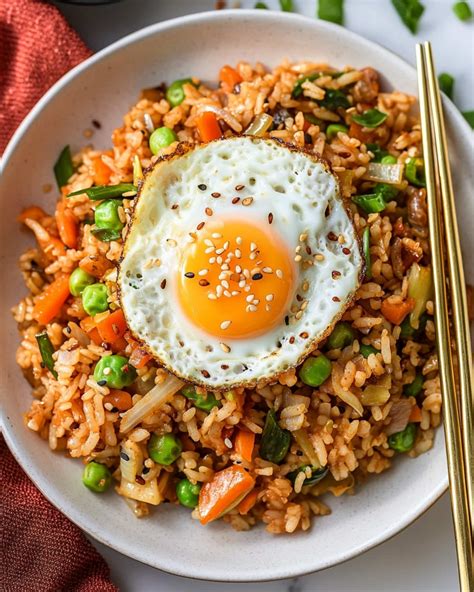 Korean Fried Rice Recipe - Yumyy