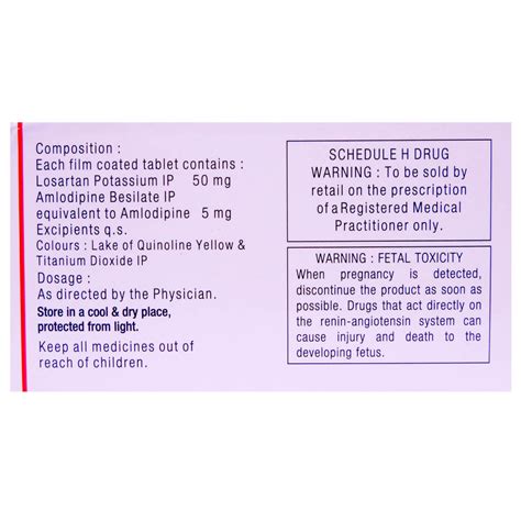 Losar-A Tablet | Uses, Side Effects, Price | Apollo Pharmacy