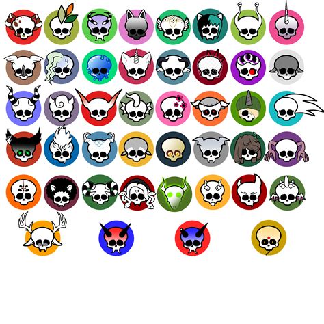 Skulls and Skullettes by bigrika on DeviantArt