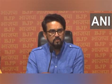 Union Minister Anurag Thakur criticises Punjab CM for inaction after ...