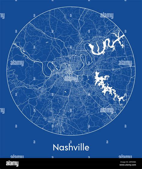 Nashville map hi-res stock photography and images - Alamy - map of america nashville