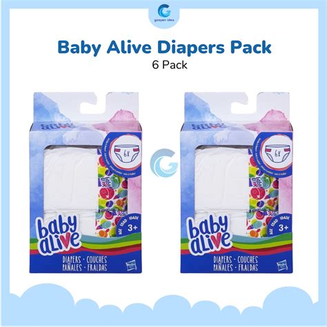 Baby Alive Diapers Pack (6 Pack) | Shopee Philippines