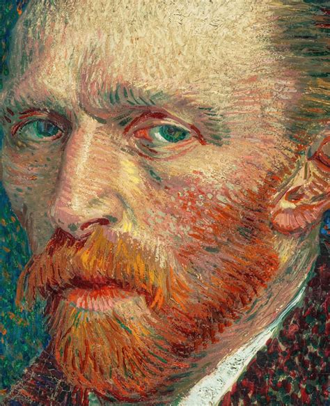 Detail. Vincent Van Gogh Self Portrait. 1887. ARTIC. | Van gogh ...