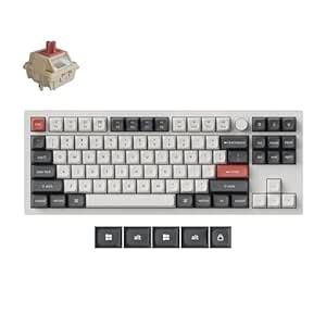 Keychron Q3 Ultra Wireless Mechanical Keyboard 8000 HZ Polling Rate, 80 ...