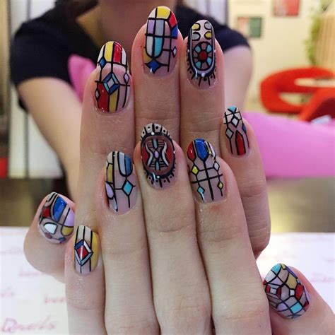 Stained Glass Nails