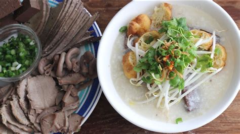 Chao Long (Vietnamese Pork Organs Congee/Porridge)