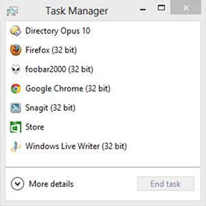 Task Manager Windows 8 的图像结果