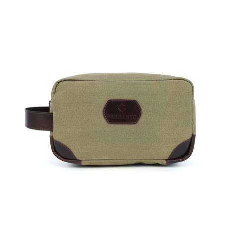 Berbanto Urban Voyager Toiletry Bag – Canvas & Leather Dopp Kit for Men ...