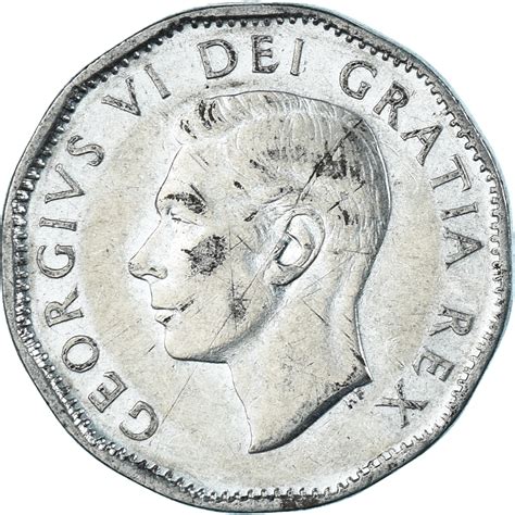 Coin, Canada, 5 Cents, 1952 | North & Central American and Caribbean Coins