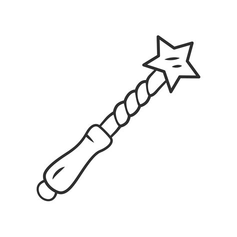 Magician Wand Drawing
