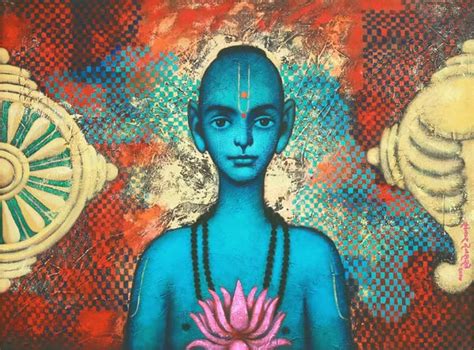 Lord Vishnu Paintings & Art | Buy Modern Vishnu Artworks On Canvas ...