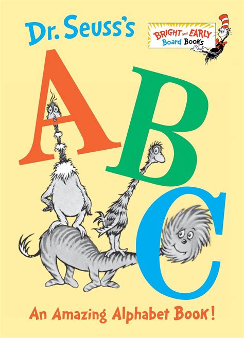 Amazon.com: Dr. Seuss's ABC: An Amazing Alphabet Book! (Bright & Early ...