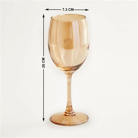 Buy Showstopper Seong Amber Wine Glass - 330ml - Set of 4 from Home ...