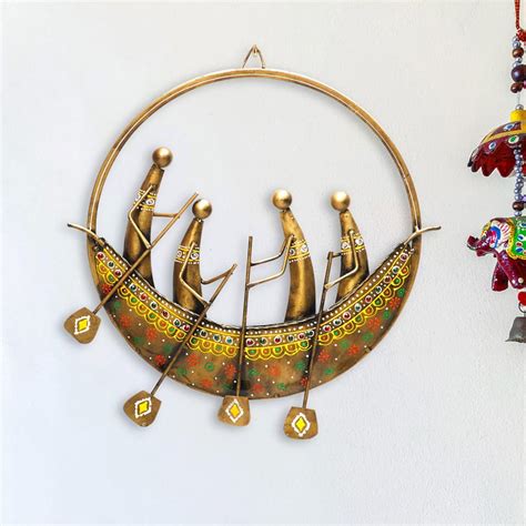 Buy Corsica Mystic India Iron Boat Wall Accent from Corsica by Home ...