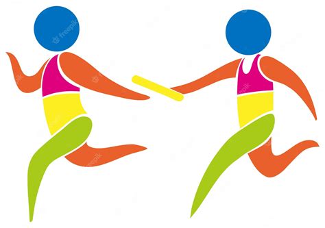 relay races #3682010 | Clipart Library