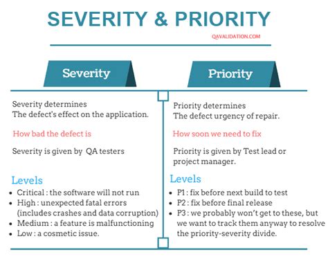 Image result for Example of Severity and Priority Testing