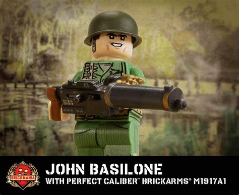 John Basilone with Perfect Caliber™ BrickArms® M1917A1