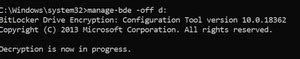 Image result for Command Prompt to Disable BitLocker