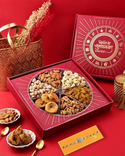 Rakhi Set Rakhi Combo Rakhi Gift Rakhi Hamper Dry Fruits Combo Pack ...