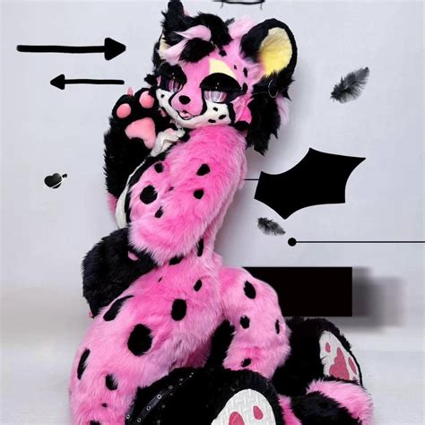 Fursuit Comission OPEN | Full Fursuit Cheetah Babe – [showcase- NOT for Sale] Hot Pink Leopard ...