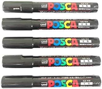 Mitsubishi Pencil [5 Pens Set!!] uni Posca Poster color marker Super ...