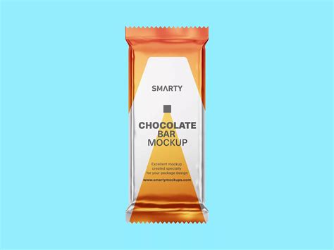 Chocolate Bar Mockup PSD