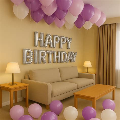 Lavender & White Birthday Decor Kit