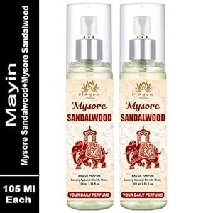 Buy Mayin Perfumes Mysore Sandalwood Eau De Parfum Spray For Unisex ...