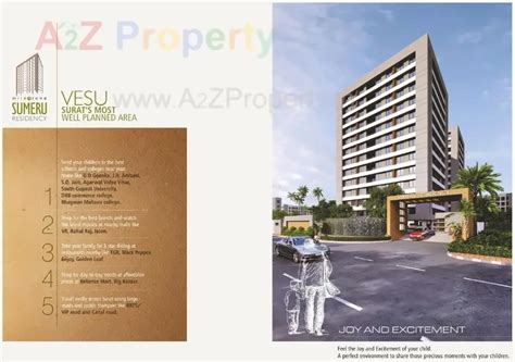Sumeru Residency | Shops & Flats at Vesu, Surat