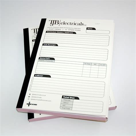 Image result for Custom Invoice Book