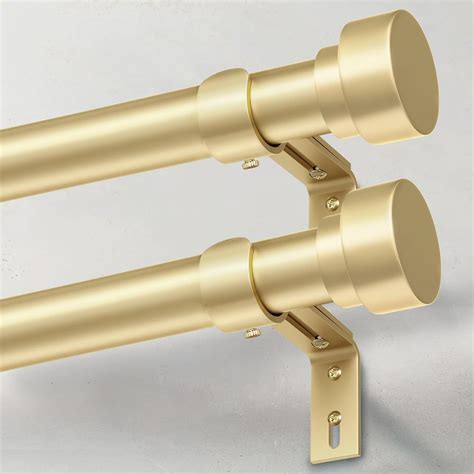 Amazon.com: IFELS 2 Pack Heavy Duty Curtain Rods for Windows 66 to 120 ...