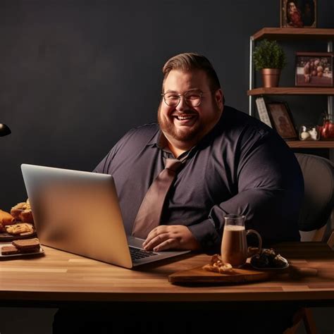 Empowering leadership plus size man boss | Premium AI-generated image