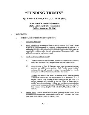 18 Printable Living Trust Form Templates - Fillable Samples in PDF ...