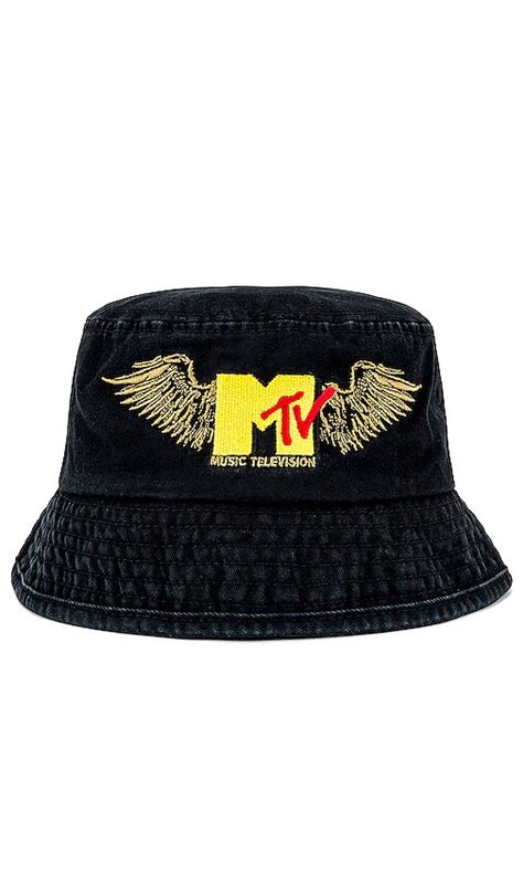 ROLLA'S MTV Wings Bucket Hat in Washed Black | REVOLVE