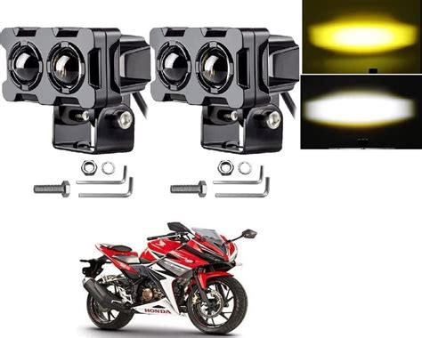 ATORAY 2 Led LED Fog Lights, Motorcycle Auxiliary Spot Lights 40W White ...