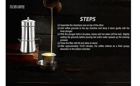 Buy ASVMART Stainless Steel Filter Coffee Maker With Handle South ...