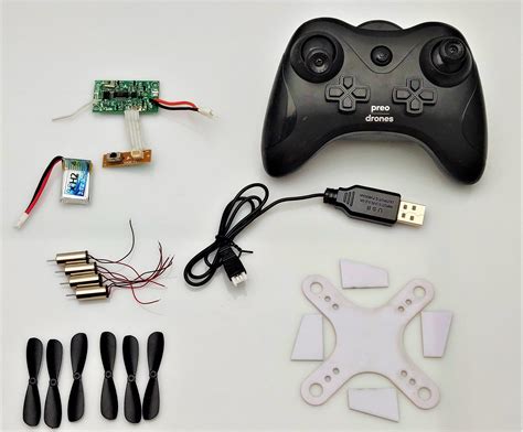 Acrylic DIY Mini Drone Kit with Remote