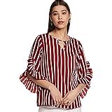 Buy VERO MODA Women's Plain Regular fit Top (10225590_Comfrey X-Large ...