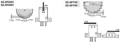 EE-SPX301 / 401, EE-SPY30 / 40 Slot-type Reflective Photomicrosensor ...