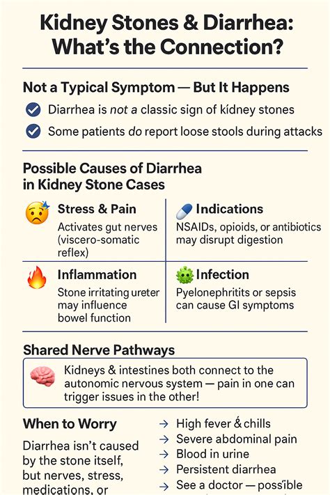 Can Kidney Stones Cause Diarrhea