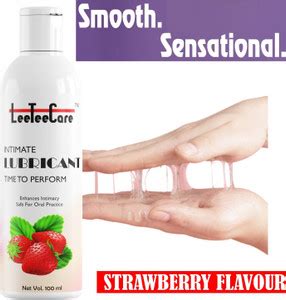 LEETEECARE Strawberry Flavoured Real Feel Long Lasting Water-based ...