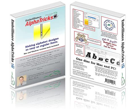Embrilliance Alphatricks Embroidery Machine Software : Amazon.in: Software