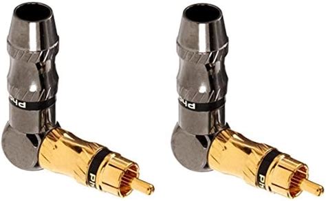 Phoenix Gold ZPR429 RT Angle RCA Adapters, 1 Pair : Amazon.in: Electronics