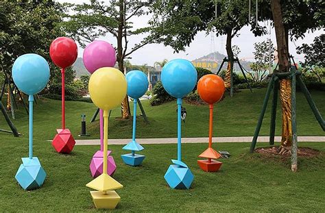 不锈钢气球雕塑 - 杜克实业