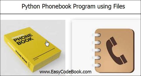 Image result for Phone Book Management System Using File Structure in Python