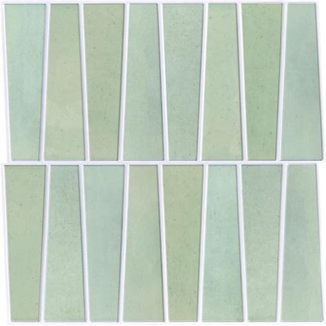 SMART TILES Peel and Stick Backsplash - 5 Sheets of 9" x 9" - 3D ...