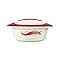 Buy CELLO Plastic Casserole with Lid - 1.5L, 1Pc, Maroon Online at Low ...